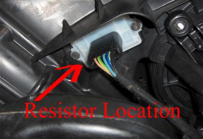 Dodge Fan Resistor Location 